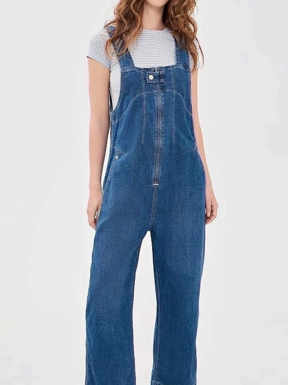 Free People Denim Overalls Size Medium NWT